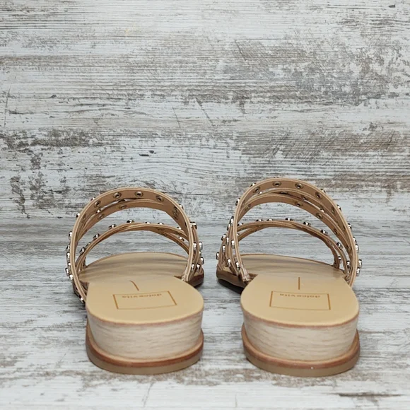 🟦NIB Dolce Vita Pinta Cafe Studded Strappy Slide Sandal - Picture 14 of 16